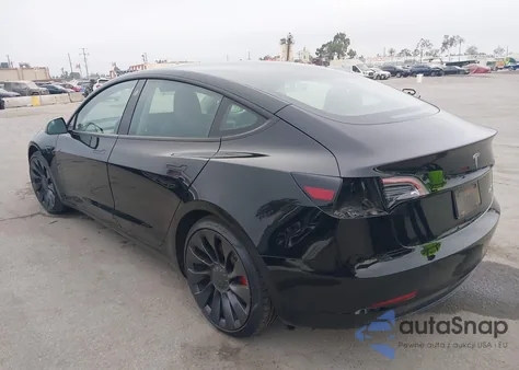 2023 Tesla Model 3 Performance Dual Motor All-Wheel Drive z USA, uszkodzony, nr VIN 5YJ3E1EC3PF600739